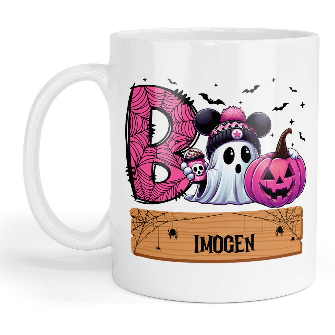 Personalised Boo Mug - Pink