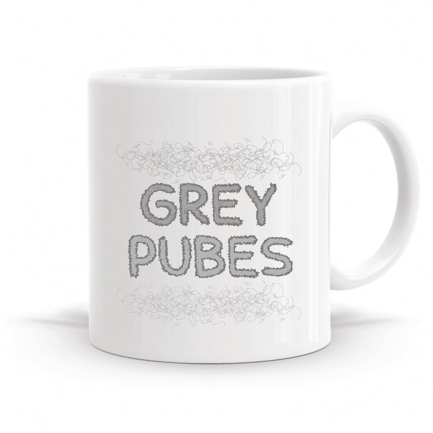 Ginger Pubes & Grey Pubes Mug.