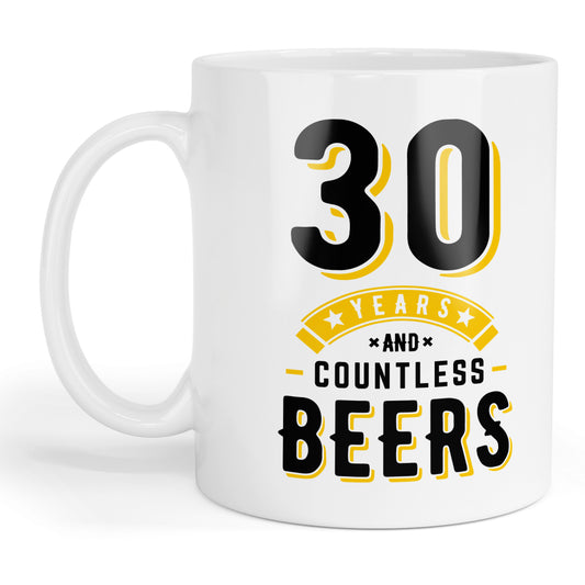 30 years and countless beers mug