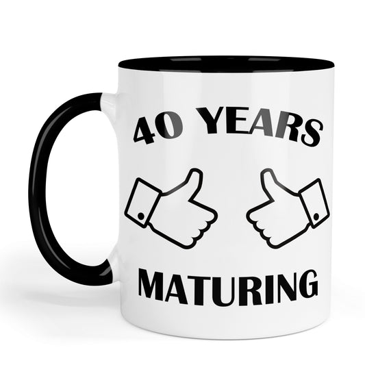 40 Years Maturing Mug.