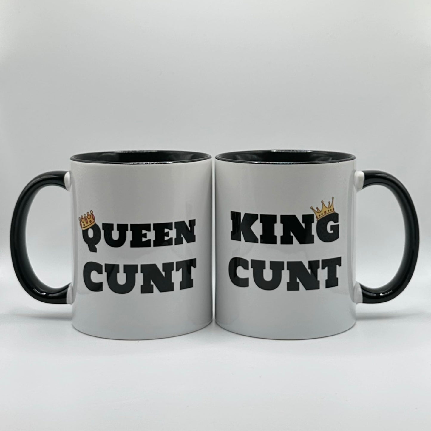 Queen Cunt and King Cunt Coffee Mugs