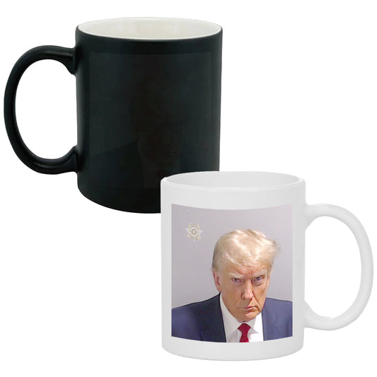 Donald Trump Jail Mugshot Colour Change Mug.