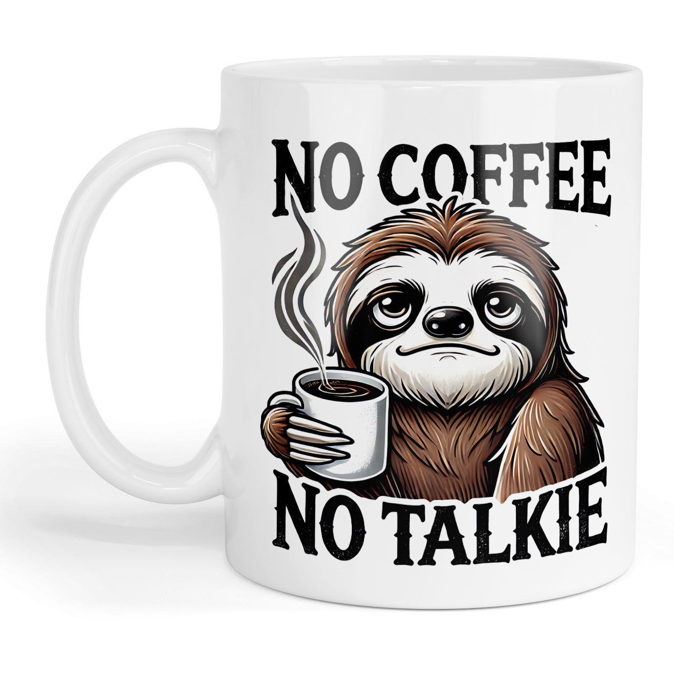 No coffee no talkie mug