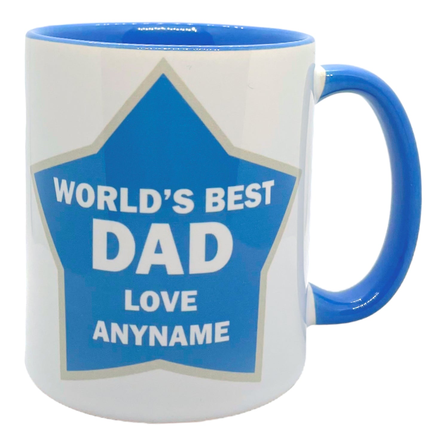 World's Best DAD Personalised Mug.