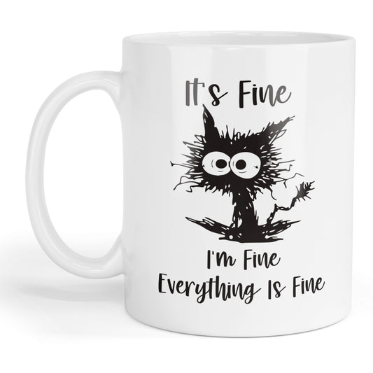 It's fine I'm fine everything is fine mug