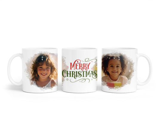 Personalised Merry Christmas mug.