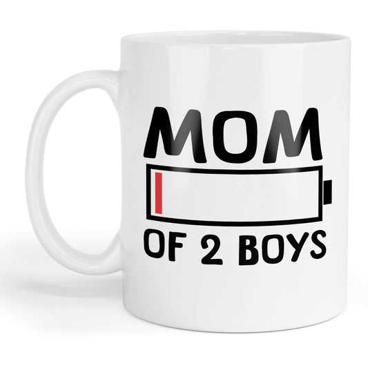 Mom of 2 boys mug