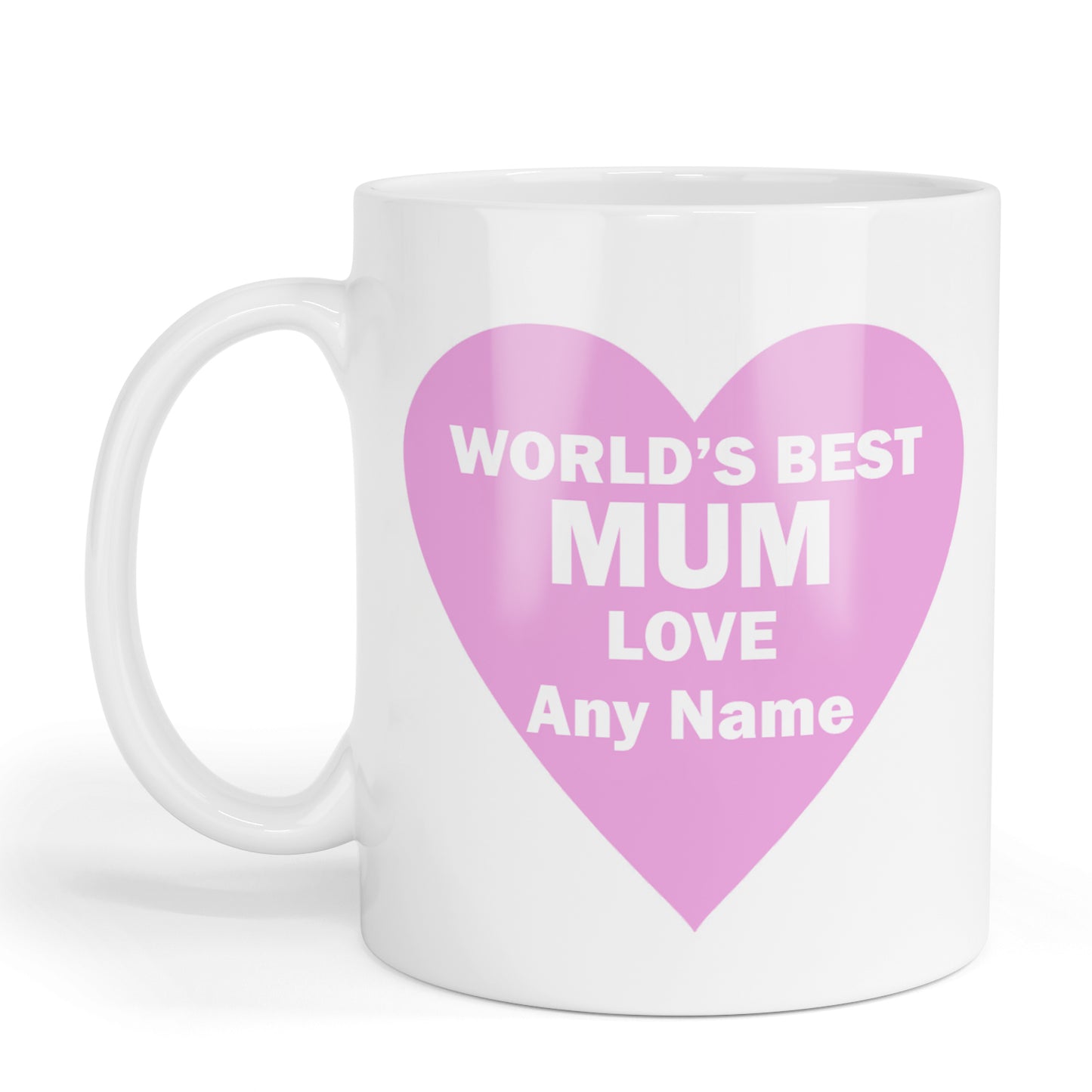 World's Best Mum Personalised Mug.