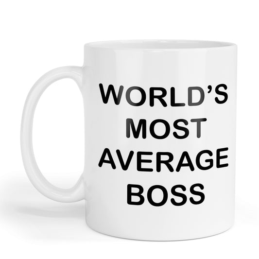 World's most average boss mug